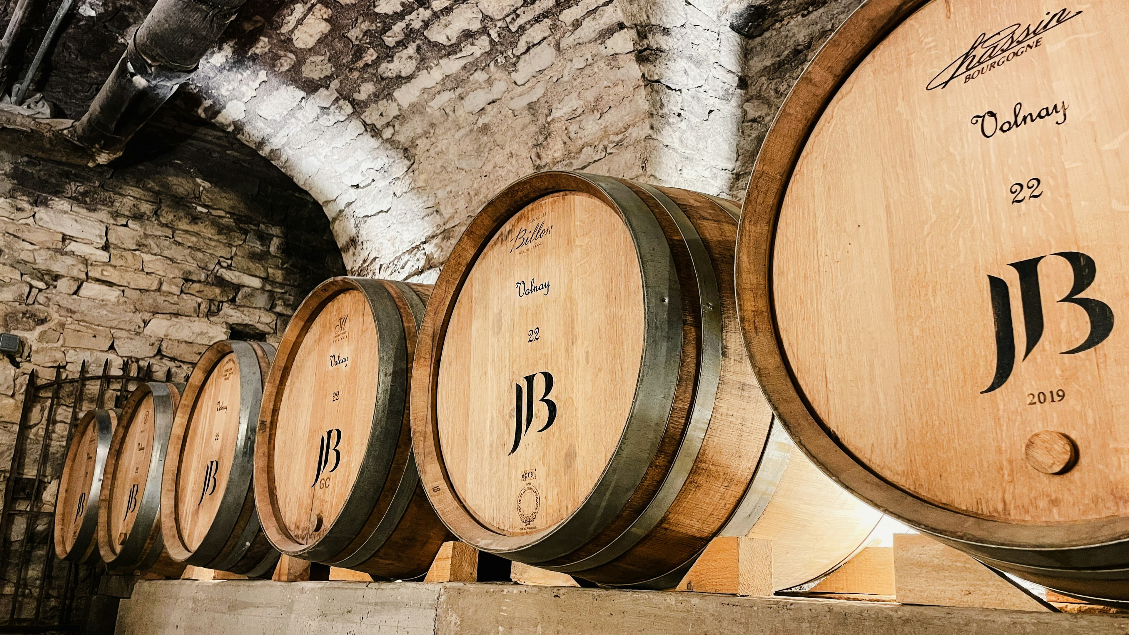 Premium wine cellar with aged barrels